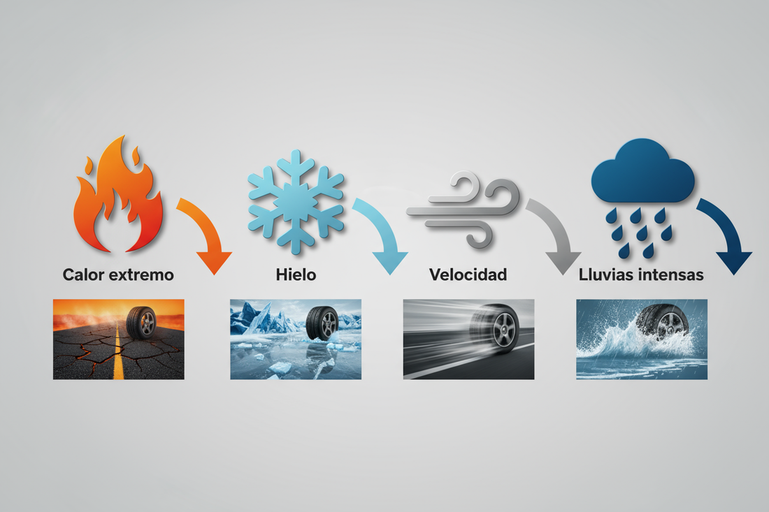 Las llantas más extremas del mundo: desde el desierto hasta el Ártico